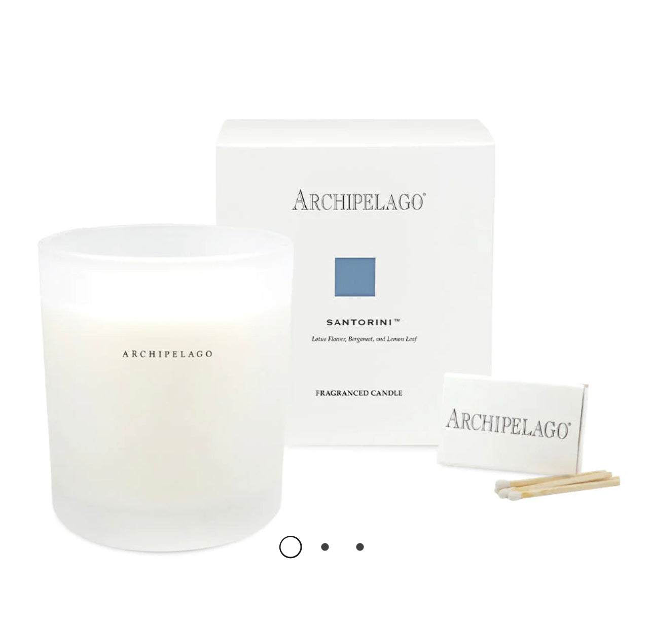 Archipelago- Santorini Boxed Candle