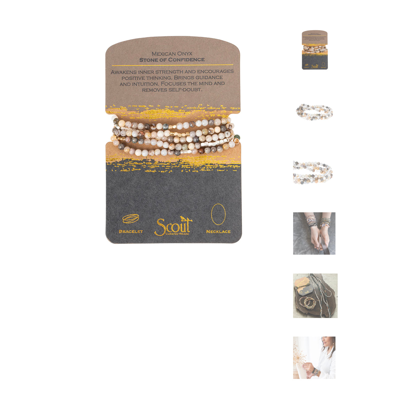 Stone Wrap Mexican Onyx - Stone of Confidence