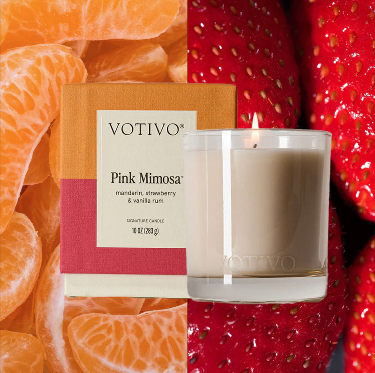 Pink Mimosa 10 oz. Signature Candle