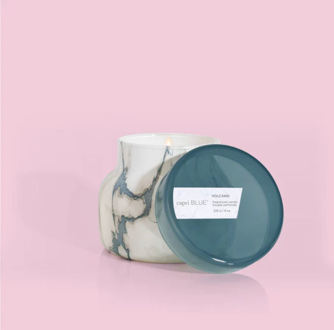 Capri BLUE - Volcano 8oz Mood Marble Petite Candle