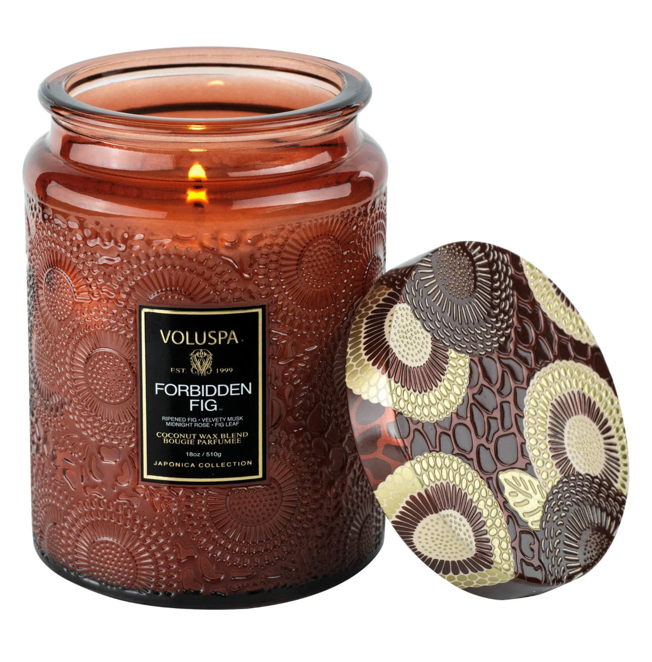 Voluspa -  FORBIDDEN FIG Large Jar 18oz Candle