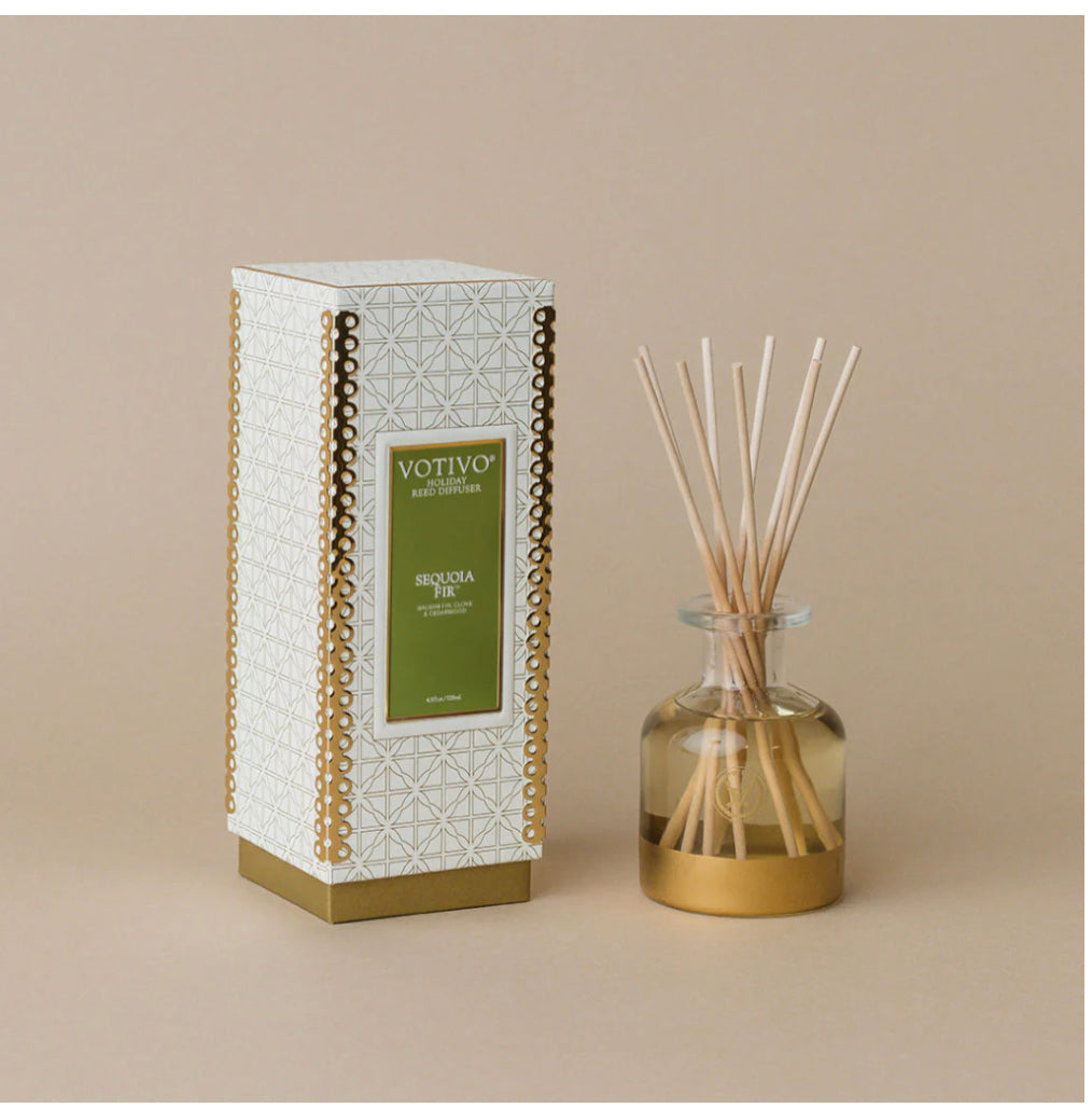 Votivo - Holiday Reed Diffuser-Sequoia Fir