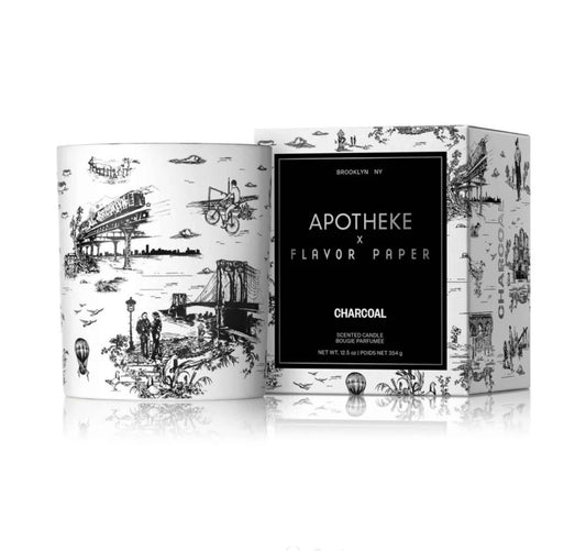 APOTHEKE x Flavor Paper Charcoal Ceramic Candle