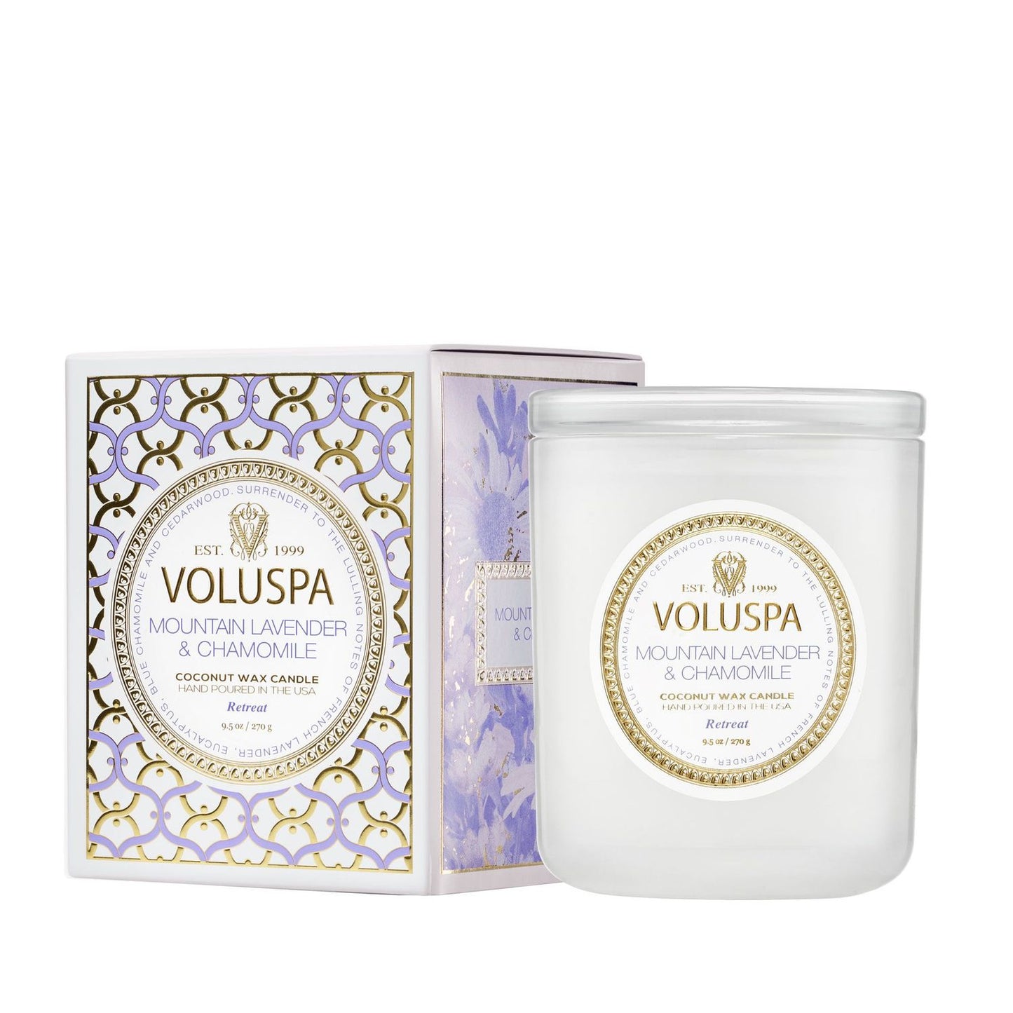 Voluspa - Mountain Lavender & Chamomile 9.5oz Classic