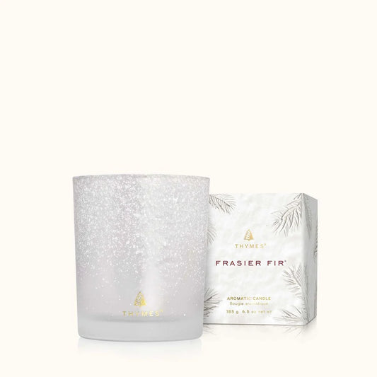 Thymes - Frasier Fir Flocked 6.5 oz Poured Candle