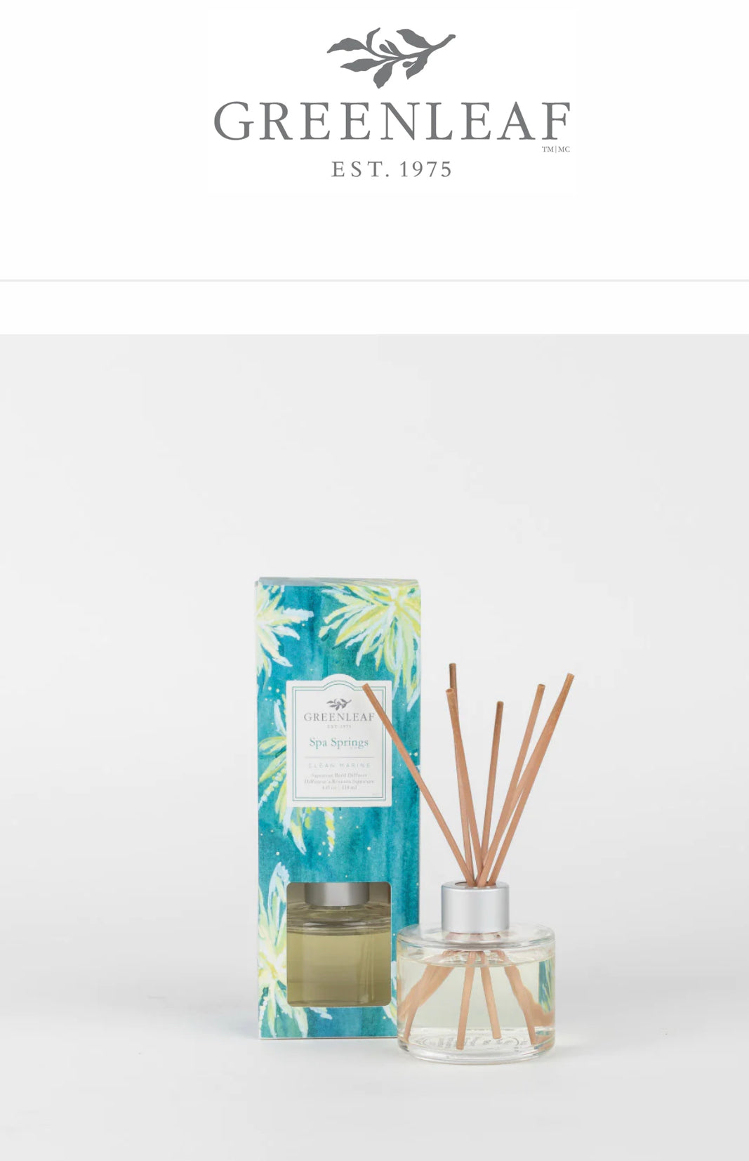 Greenleaf Reed Diffuser-Spa Springs