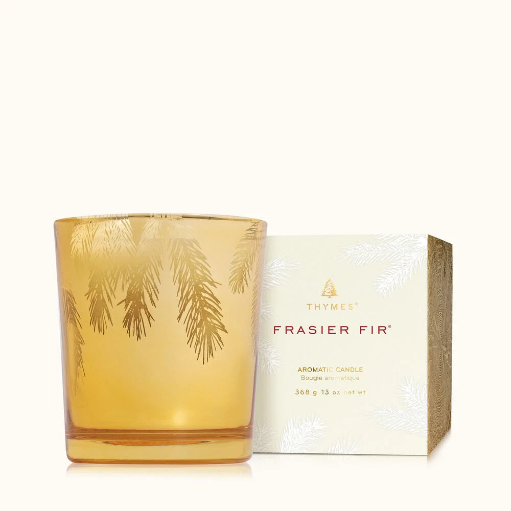 Thymes - Frasier Fir Gilded 13 oz Poured Candle