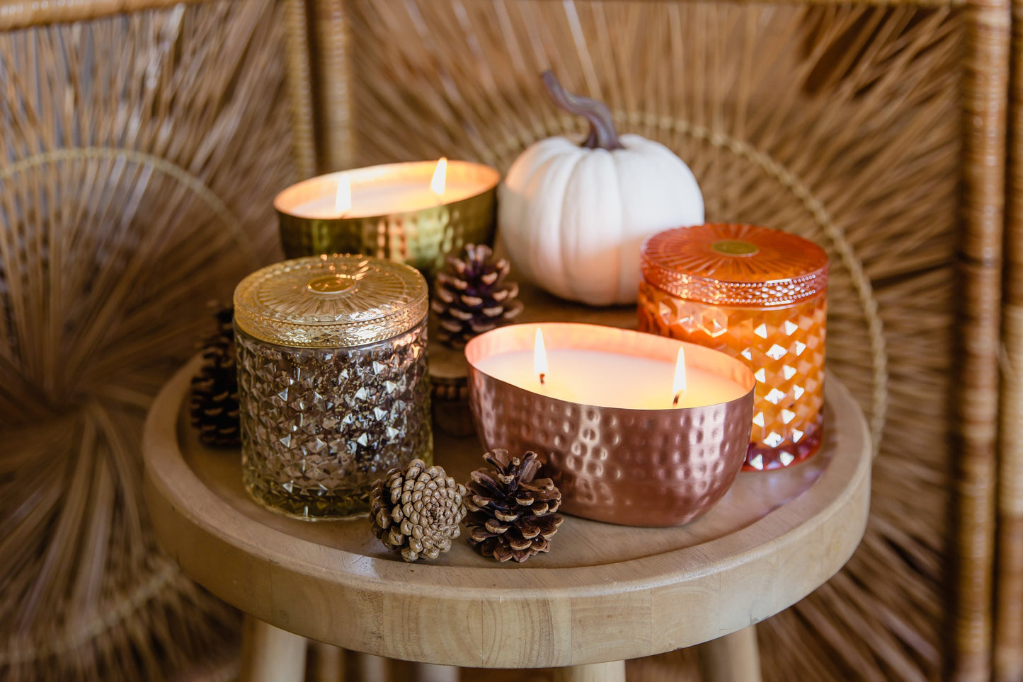 Aqua De Soi - Pumpkin Chai Shimmer 8oz Candle