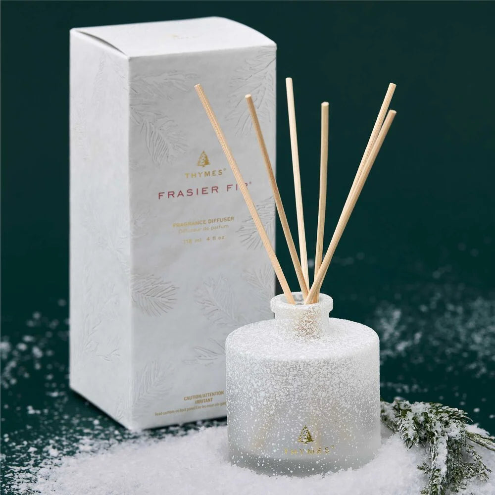 Thymes - Frasier Fir Flocked Petite Reed Diffuser