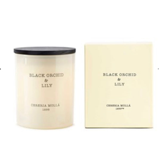 Cereria Molla - Black Orchid & Lily Classic Candle  8 OZ