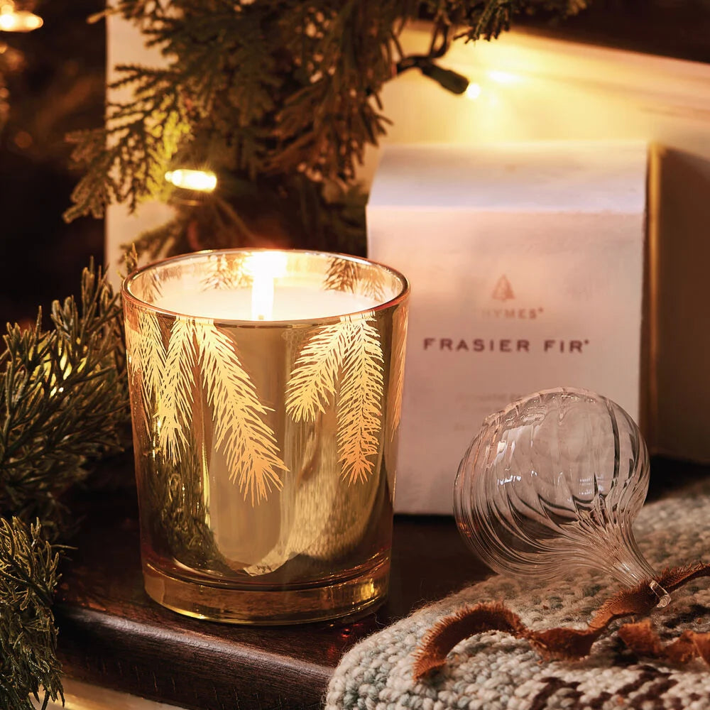 Thymes - Frasier Fir Gilded 13 oz Poured Candle