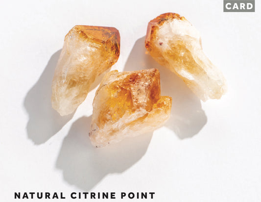 Natural Citrine Point