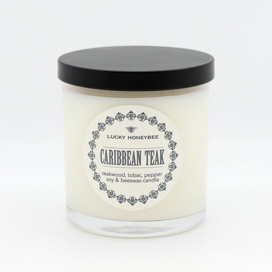 Lucky Honeybee - Caribbean Teak Candle