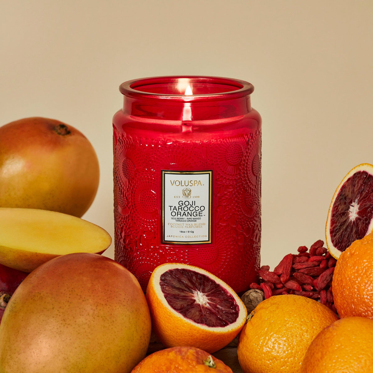 Voluspa - Goji Tarocco Orange Large Jar 18oz Candle