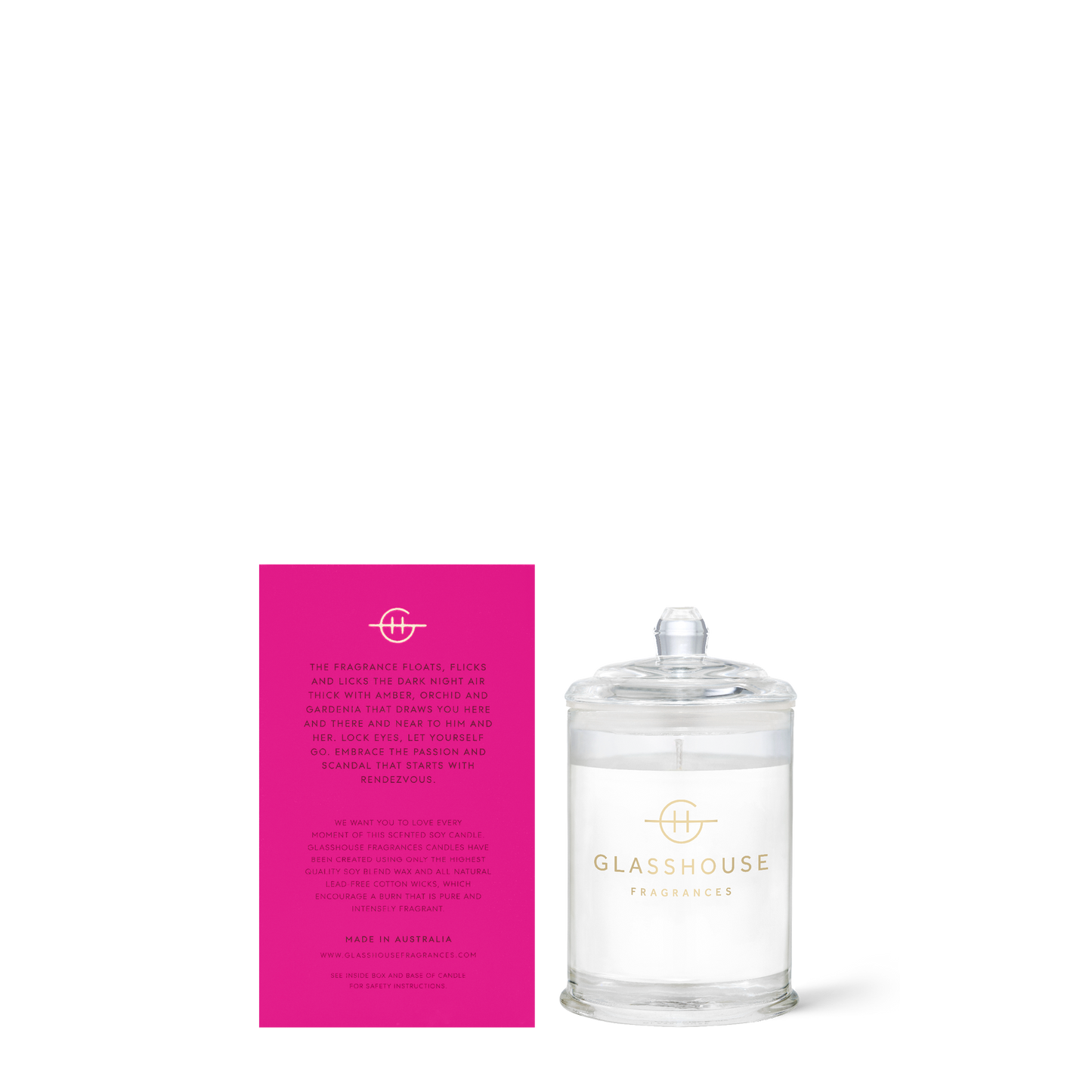 Glasshouse Fragrances - Rendezvous Mini Candle