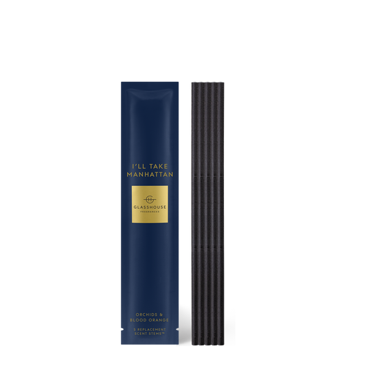 Glasshouse Fragrances - Replacement Scent Stems - I'll Take Manhattan