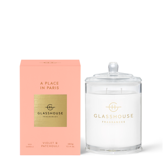 Glasshouse Fragrances - A Place In Paris Candle