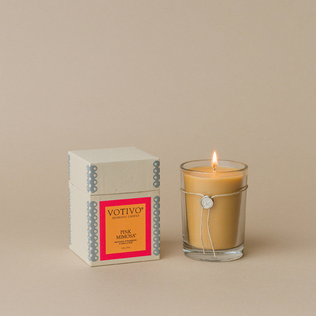 Votivo - Pink Mimosa Aromatic Candle