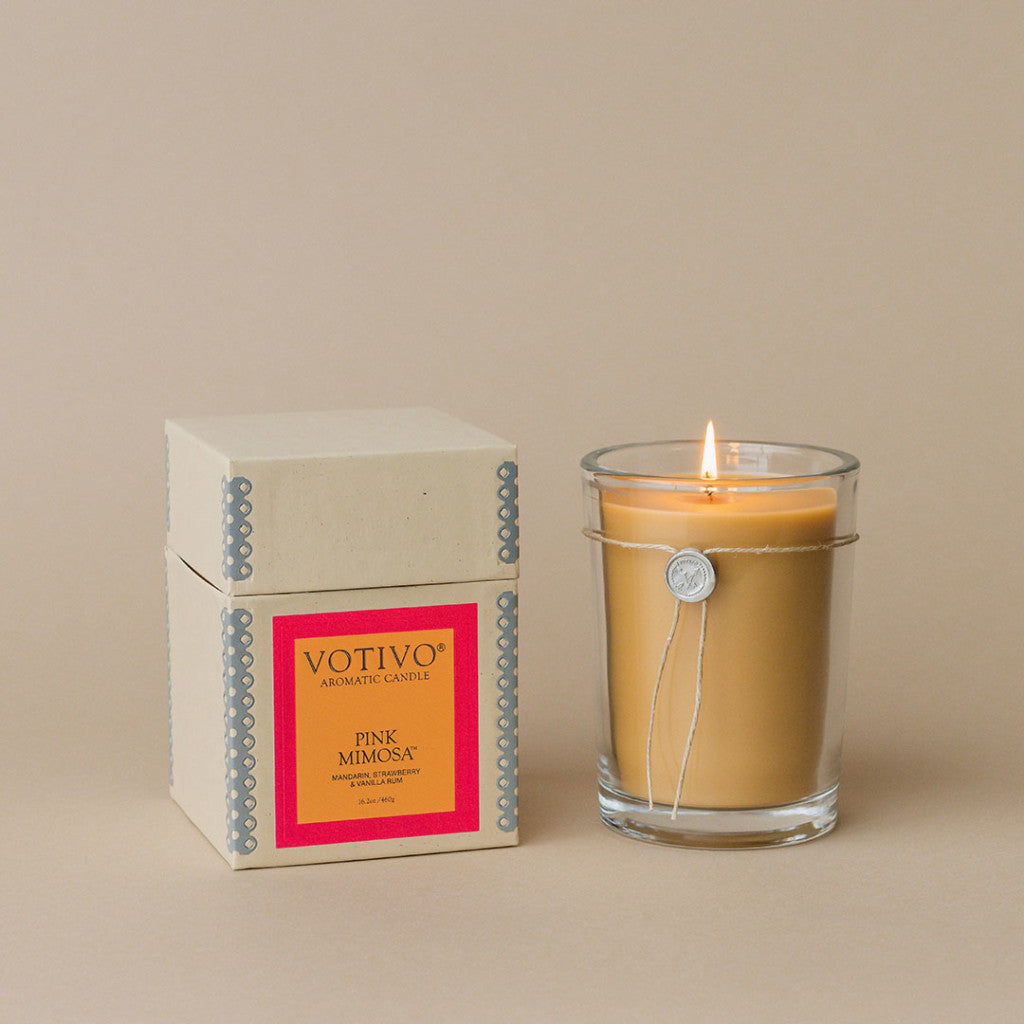 Votivo - Pink Mimosa Aromatic Candle