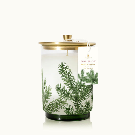 Thymes - Fraiser Fir Medium Pine Needle Luminary 11.5oz Aromatic Candle